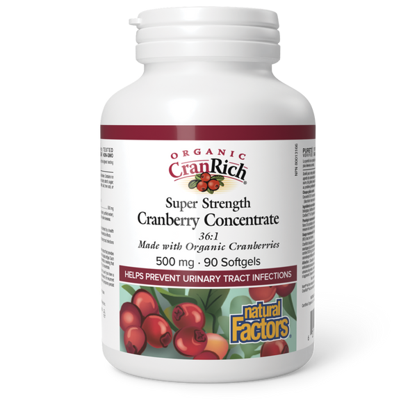 Natural Factors - Organic CranRich Super Strength Cranberry Concentrate