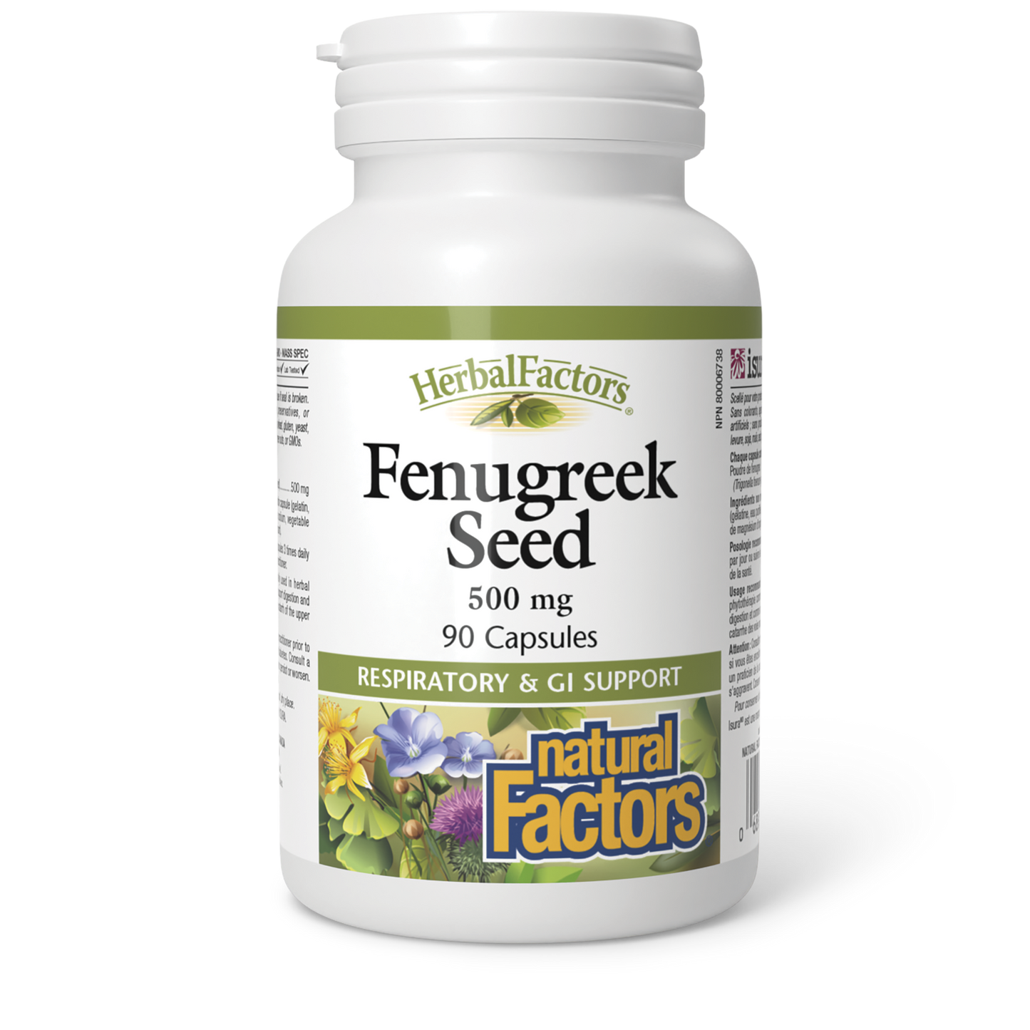 Natural Factors - Fenugreek See - 500 mg