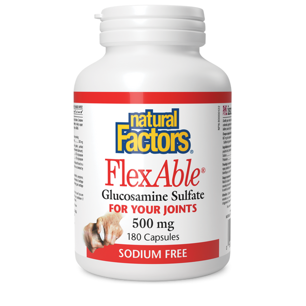 Natural Factors - FlexAble Glucosamine Sulfate - Sodium Free