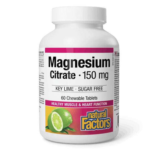 Natural Factors - Magnesium Citrate - Key Lime