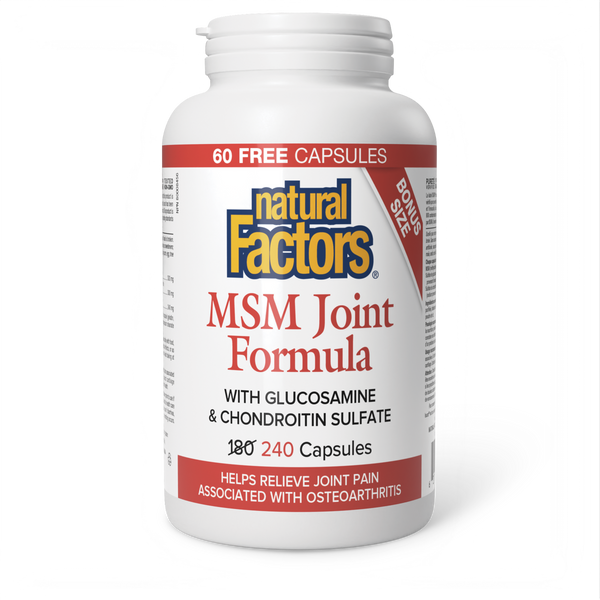Natural Factors - MSM Joint Formula - Bonus Size