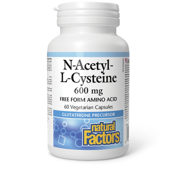 Natural Factors - N-Acetyl-L-Cysteine - 600 mg
