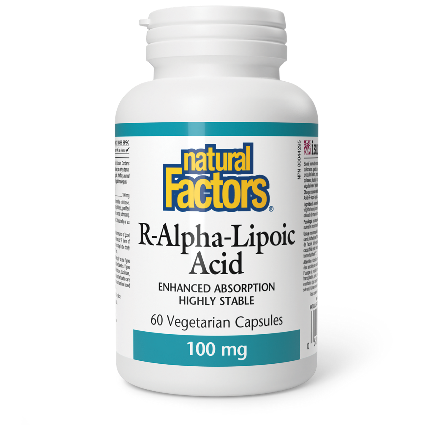 Natural Factors - R-Alpha-Lipoic Acid - 100 mg