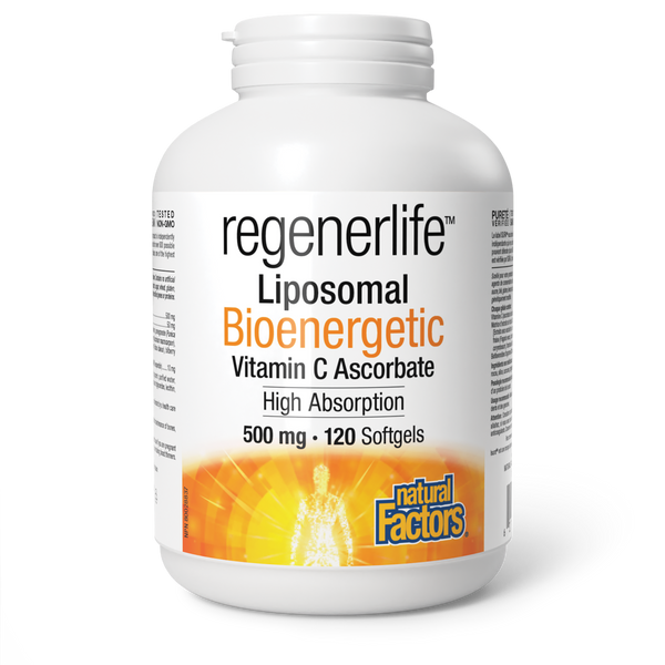 Natural Factors - RegenerLife Liposomal Bioenergetic Vitamin C 500mg