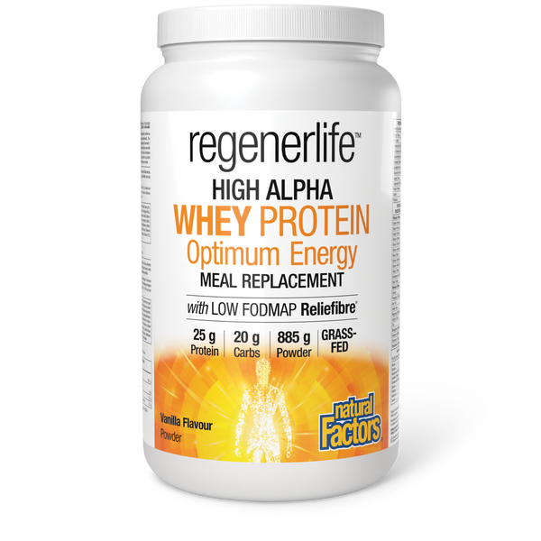 Natural Factors - RegenerLife High Alpha Whey Protein Meal Replacement - Vanilla