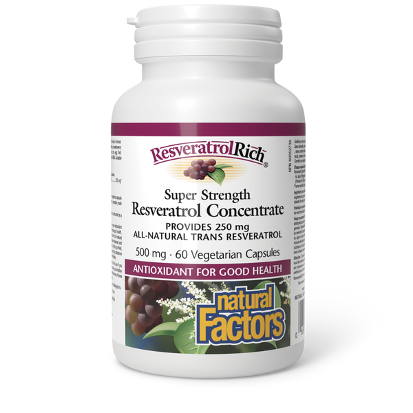 Natural Factors - ResveratrolRich Super Strength Resveratrol Concentrate