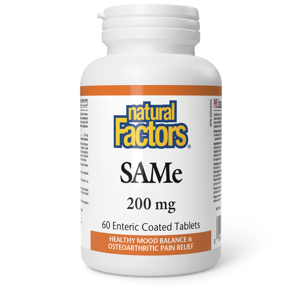 Natural Factors - SAMe - 200 mg