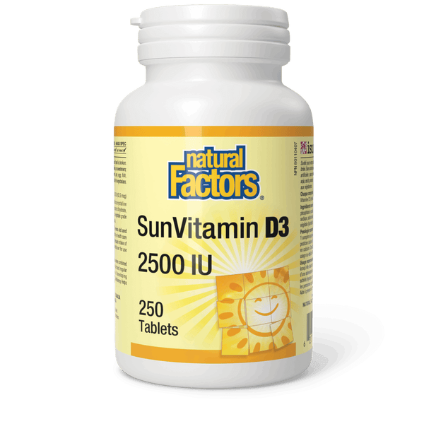 Natural Factors - SunVitamin D3 - 2500 IU