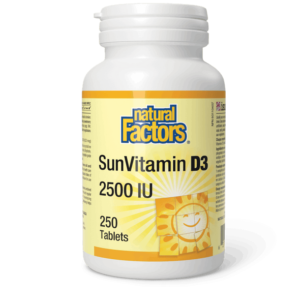 Natural Factors - SunVitamin D3 - 2500 IU