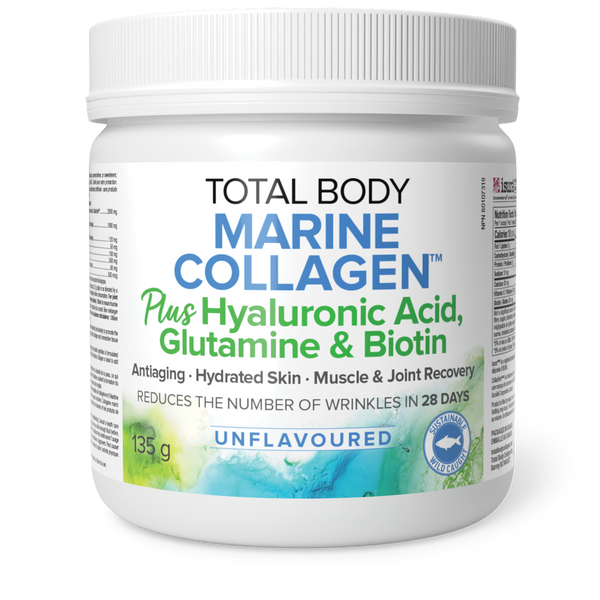 Natural Factors - Total Body Marine Collagen with Hyaluronic Acid, Glutamine & Biotin