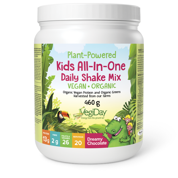 Natural Factors - VegiDay Kids All-In-One Daily Shake Mix - Dreamy Chocolate
