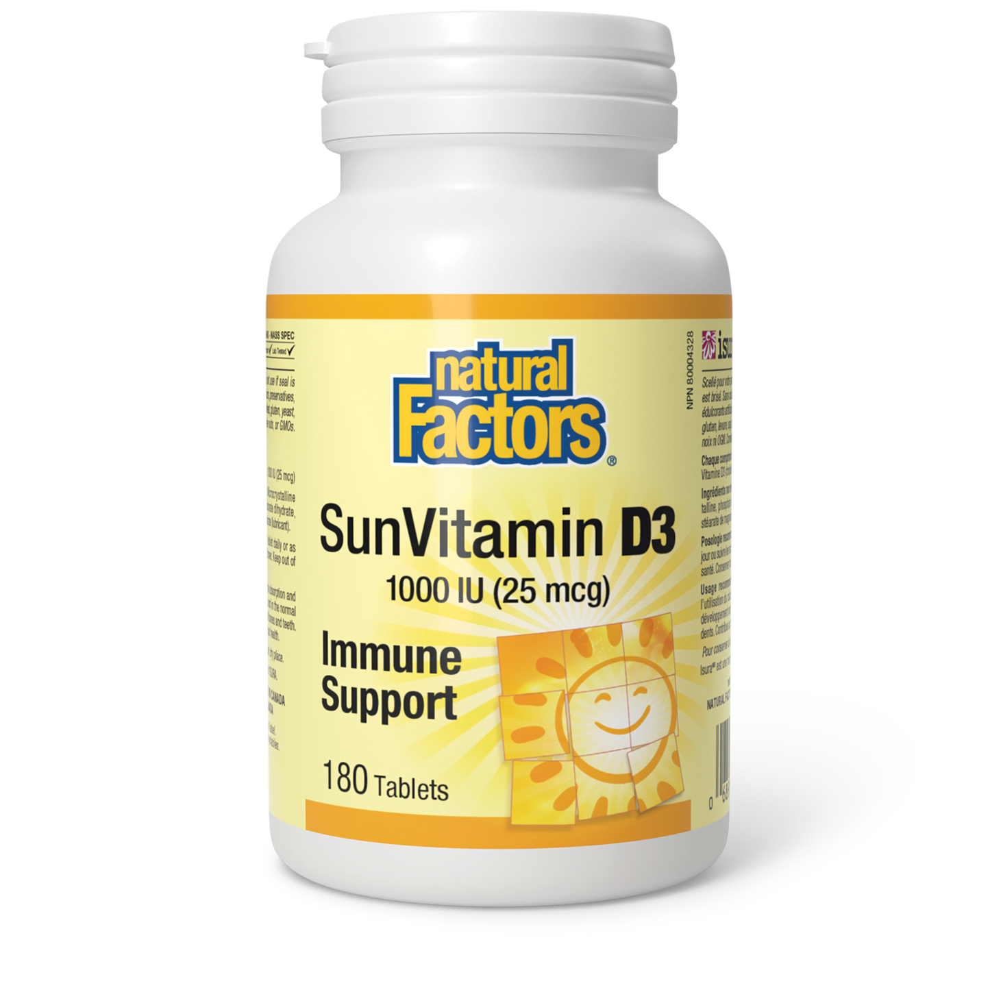 Natural Factors - SunVitamin D3 - 1000 IU