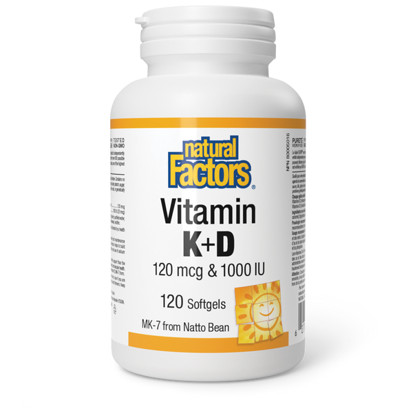 Natural Factors - Vitamin K & D