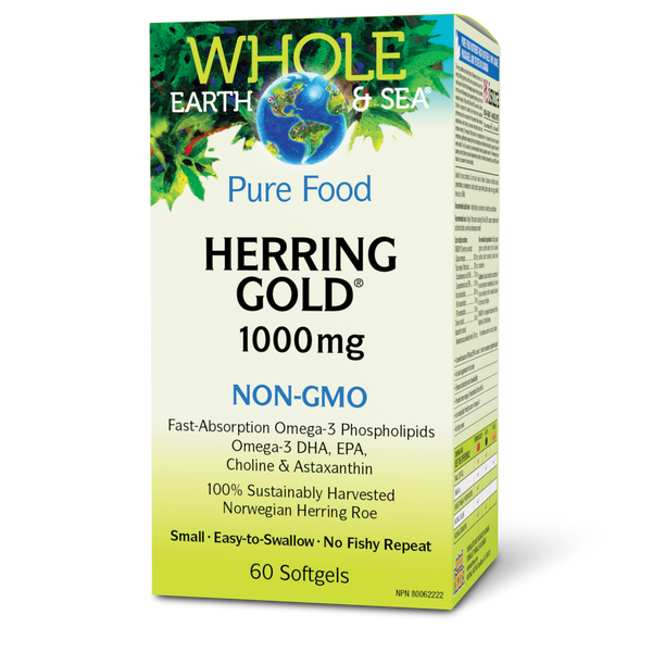 Natural Factors - Whole Earth & Sea Herring Gold 1000mg