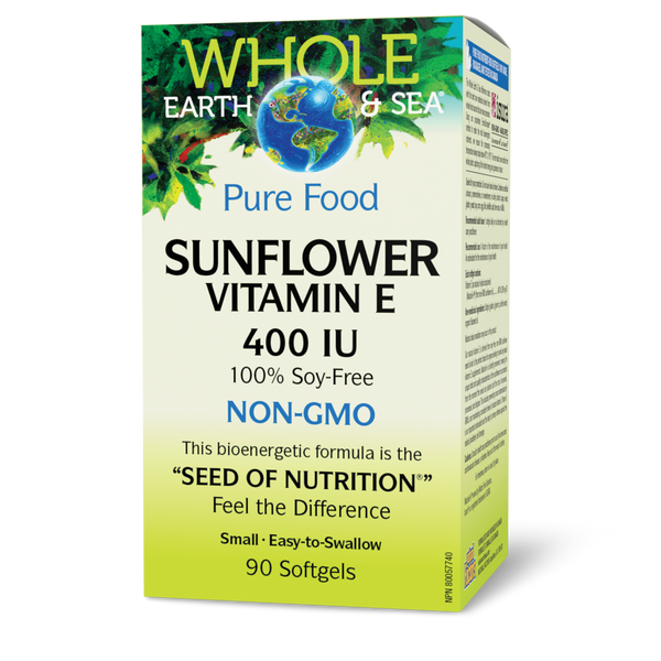 Natural Factors - Whole Earth & Sea Sunflower Vitamin E 400 IU