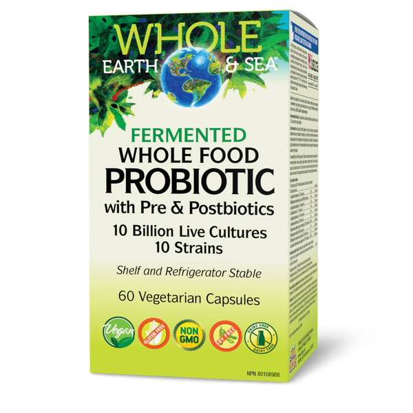 Natural Factors - Whole Earth & Sea Fermented Whole Food Probiotic