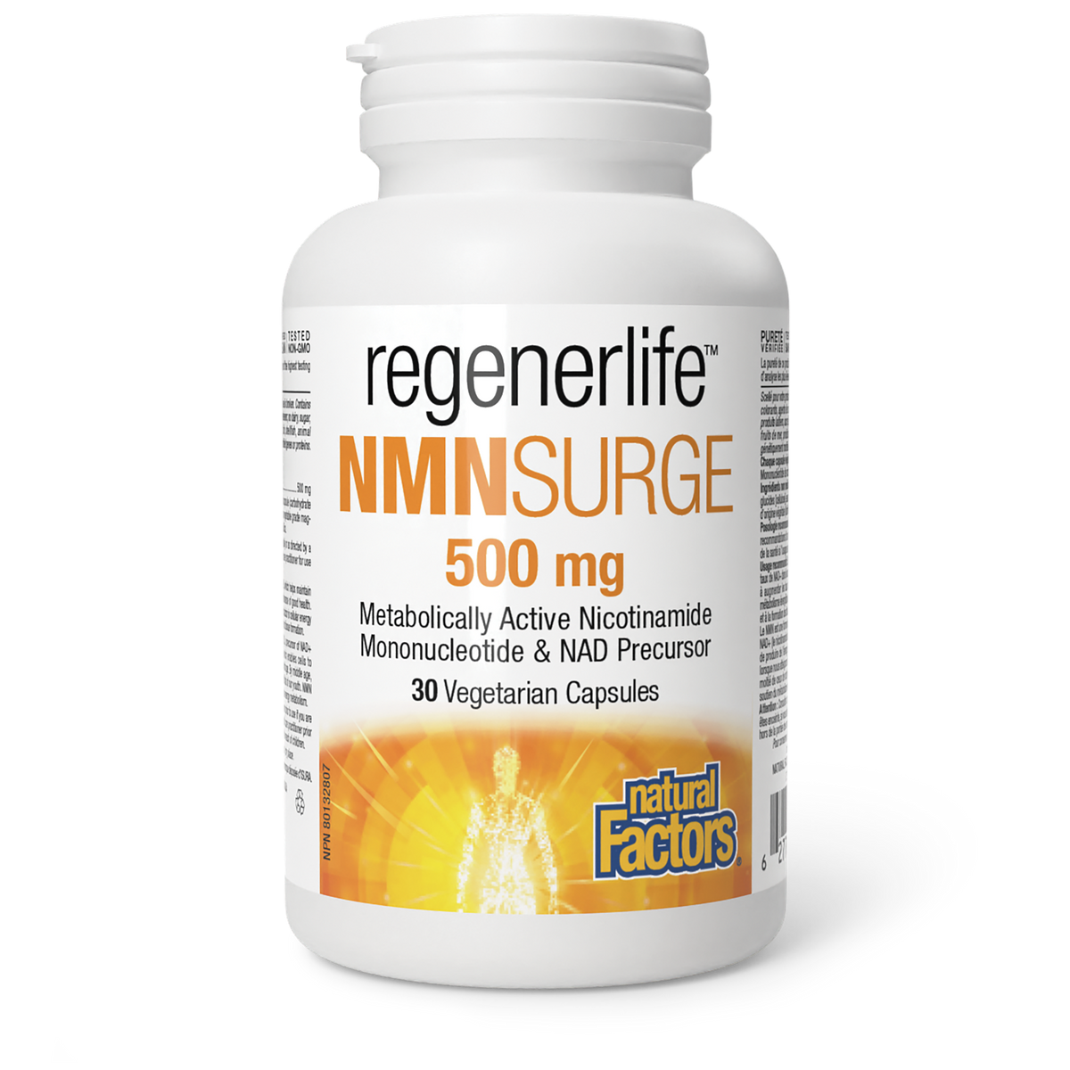 Natural Factors - RegenerLife NMN Surge 500mg – The Vitamin Shop