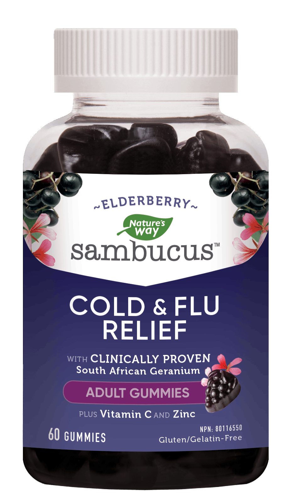 Nature's Way - Sambucus Cold & Flu Relief Gummies