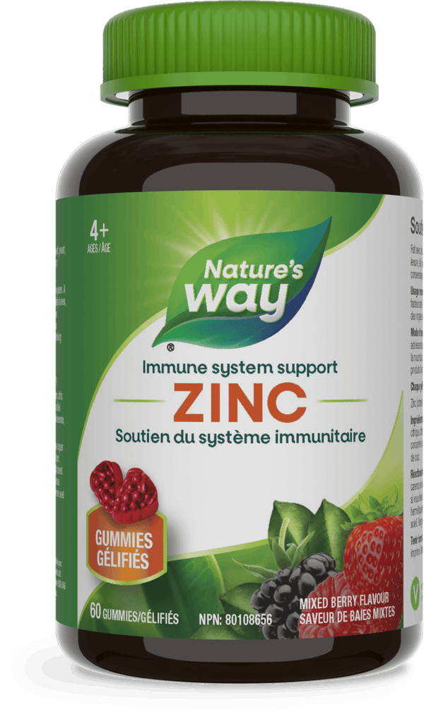Nature's Way - Zinc Gummies - Mixed Berry