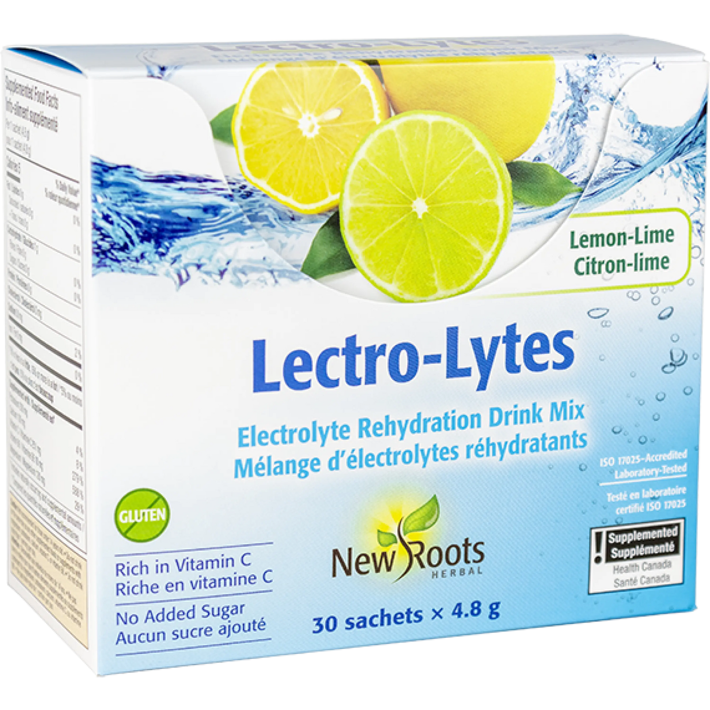 New Roots Herbal - Lectro-Lytes - Lemon-Lime