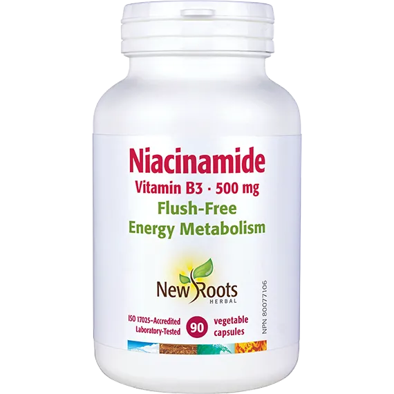 New Roots Herbal - Niacinamide 500mg