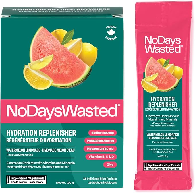 No Days Wasted - Hydration Replenisher - 15 sticks