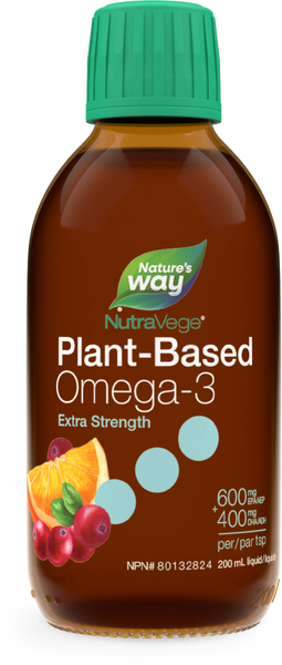 Nature's Way - Nutravege Omega-3 Plant - Cranberry Orange Flavour