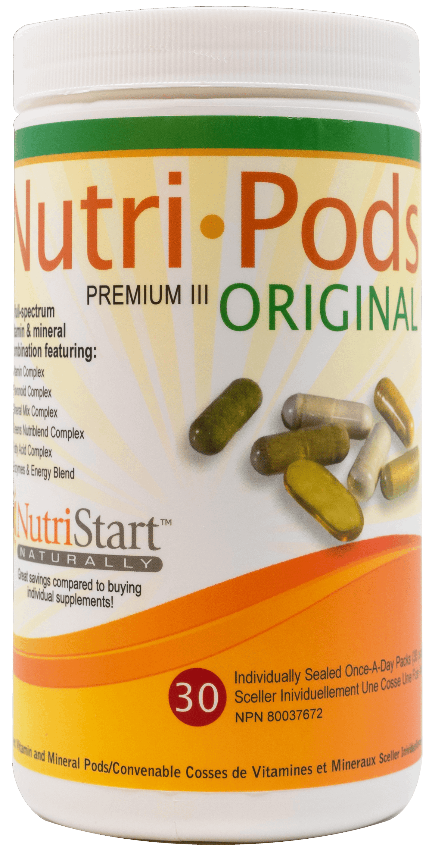 NutriStart Naturally - Nutri-Pods Premium IIl Original