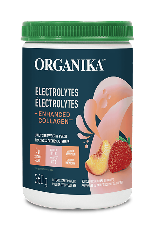 Organika - Electrolytes + Enhanced Collagen - Juicy Strawberry Peach