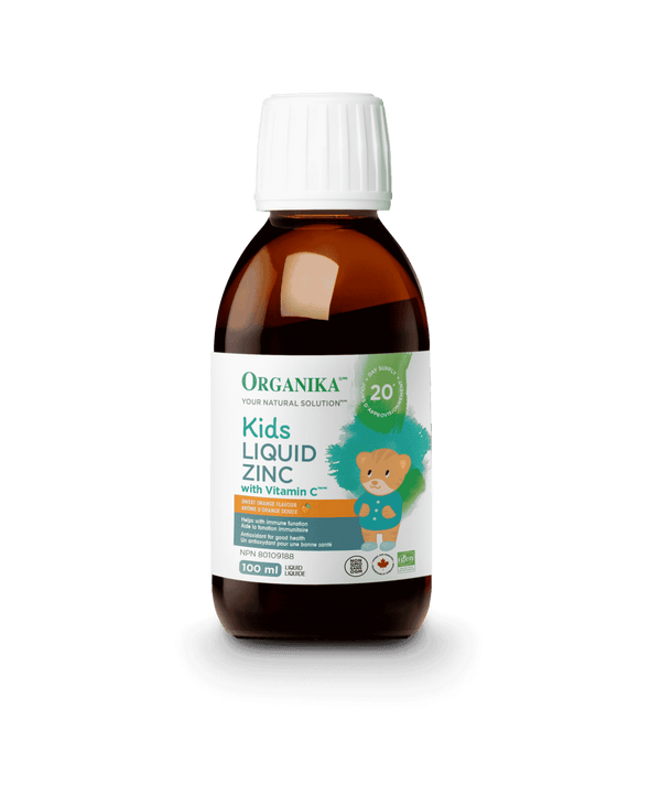 Organika - Kids Liquid Zinc with Vitamin C - Sweet Orange