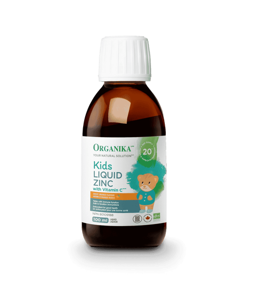 Organika - Kids Liquid Zinc with Vitamin C - Sweet Orange