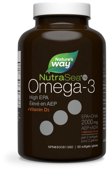 Nature's Way - NutraSea HP+D Omega-3 Extra Strength EPA - Fresh Mint Flavour