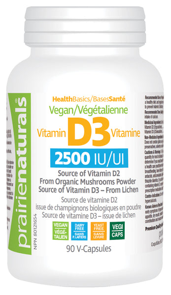 Thumbnail of Prairie Naturals - Vegan Vitamin D3 - 2500 IU