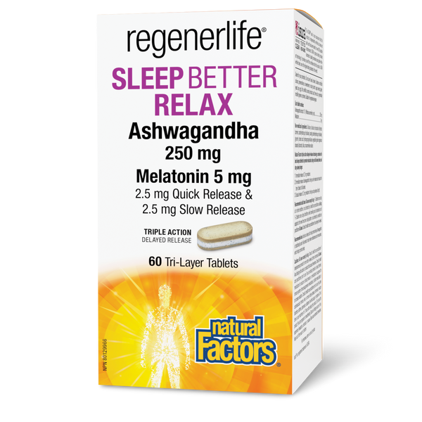 Natural Factors - RegenerLife Sleep Better Relax