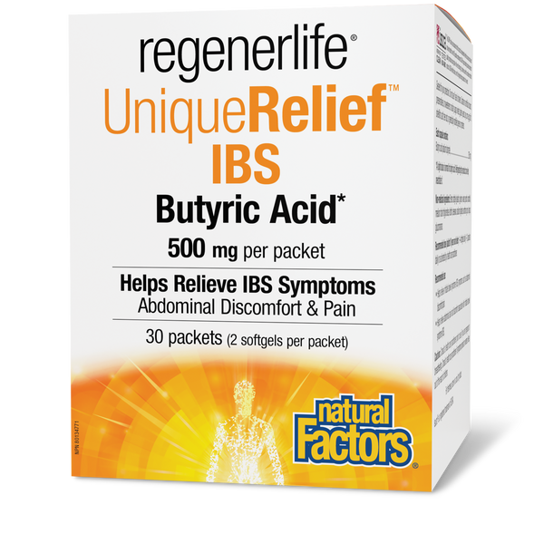 Natural Factors - RegenerLife UniqueRelief IBS Butyric Acid