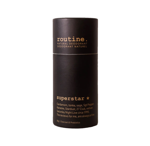 routine.  - Natural Deodorant Stick - Superstar