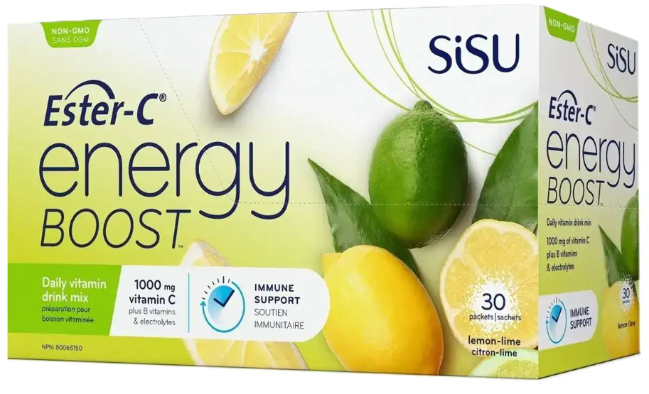 Sisu - Ester-C Energy Boost - Lemon-Lime