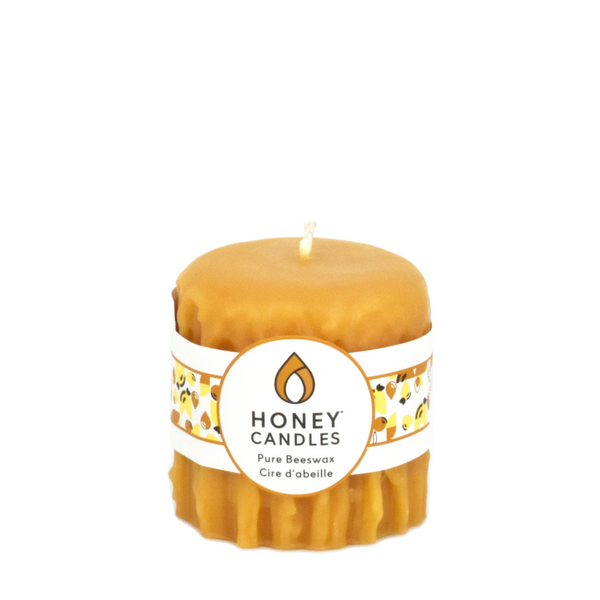Honey Candles - Heritage Drip 3" X 3.25" Round