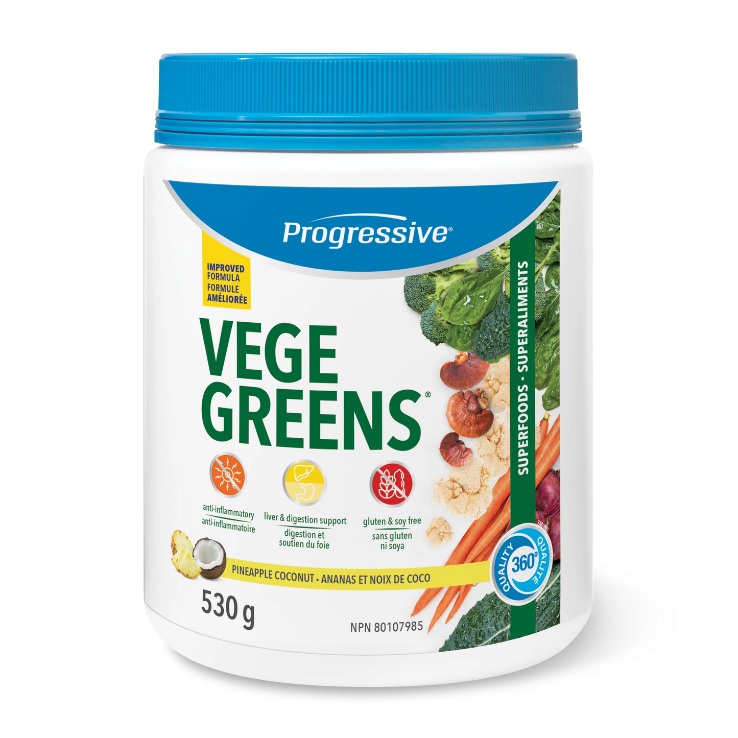 Progressive - VegeGreens - Pineapple Coconut