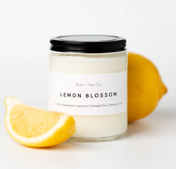 Wax + Fire Co - Lemon Blossom Soy Candle